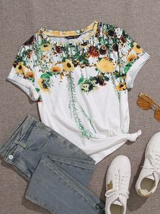 เสื้อยืดสำหรับผู้หญิง,เสื้อยืดคุณภาพสูงทรงเข้ารูปคอกลมพิมพ์โลโก้ออกแบบได้เอง - Product Image 5