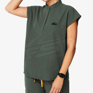 Wholesale High Quality Short Sleeve Hospital Medical Nursing Uniforms Suits Stretch Medical Jogger <b>Scrubs</b> - Product Image 5