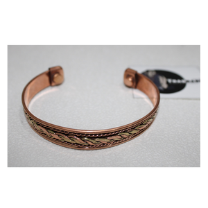 Pulseras y brazaletes de moda tradicional para mujer Brazalete de cobre antiguo en regalo de fiesta de diseño elegante - Product Image 1