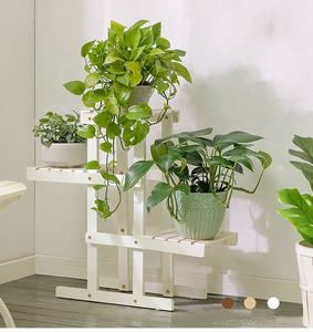 حامل نباتات ورف زهور خشبي للحدائق المنزلية الداخلية والخارجية للبيع بالجملة - Product Image 6