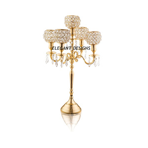 Métal Blanc Candélabres Offre Spéciale Décoratifs Faits À La Main En Gros Bougeoir De Mariage Décoratif En Gros De Luxe Bougie Stand - Product Image 4