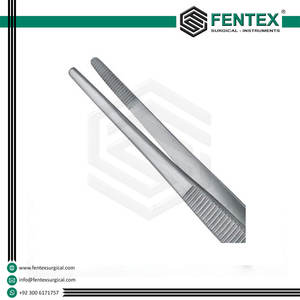 คีมตกแต่งเนื้อเยื่อแบบแมนนวลมีฟัน1X2ซี่เครื่องมือผ่าตัดพื้นฐานทำจากสเตนเลสสตีล - Product Image 6