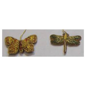 Christmas Hanging Ornament <b>Beaded</b> <b>Butterfly</b> - Product Image 1