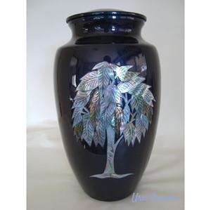 Sea Breeze Urne funéraire adulte en métal peinte à la main Style américain/européen pour le stockage - Product Image 2