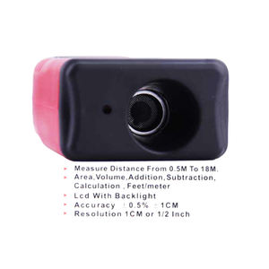 CP3000 18 मीटर अल्ट्रासोनिक उपाय दूरी मीटर मापक लेजर सूचक रेंजफाइंडर - Product Image 5