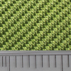 Tissu en fibre de verre métallisé à reflets verts - Product Image 1
