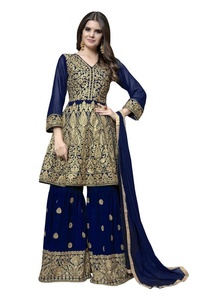 เสื้อผ้าไหม salwar kameea จากนักออกแบบล่าสุด - Product Image 2