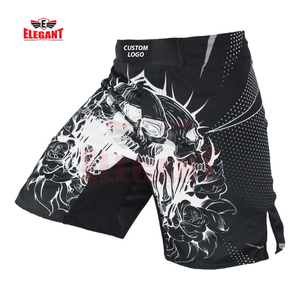 MMA <b>Shorts</b> custom design 100% <b>polyester</b> sublimation printed Breathable MMA Fighting <b>Shorts</b> Pakistan Men Wear Fighting <b>Shorts</b> - Product Image 6