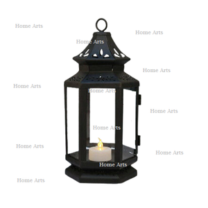 Linterna colgante de hierro y vidrio, linterna colgante personalizada de tamaño y forma para uso doméstico en hoteles y restaurantes - Product Image 1