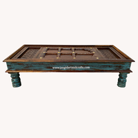 Mesa de centro de madera sólida para sala de estar, moderno piso indio tradicional de alta calidad, baja sala de estar, dormitorio, apartamento, personalizada