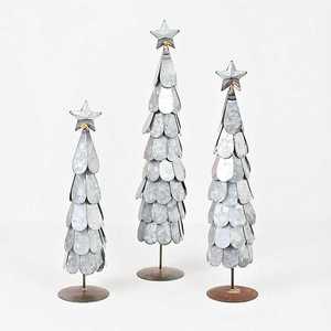 <b>Christmas</b> Tree Set of 3 Galvanized <b>Decorative</b> Indoor <b>Christmas</b> Trees Luxury Wholesale Standard <b>Decorating</b> Charming for <b>Sale</b> - Product Image 1