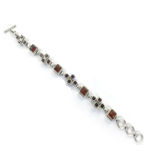 925 Sterling <b>Gemstone</b> Silver <b>Bracelet</b> - Product Image 2