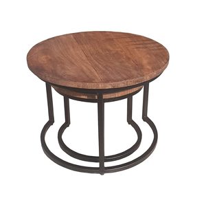 Modern Luxury Nesting Coffee <b>Table</b> Set of 2 Wooden Coffee <b>Table</b>, <b>Side</b> <b>Table</b> Furniture - Product Image 2