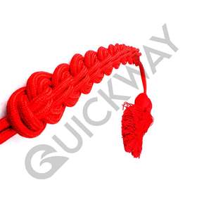 Cordón de Sacerdote QUICK WAY INDUSTRIES al por Mayor con Borlas Planas Rojas OEM, Cinturón Religioso para Sacerdotes - Product Image 4