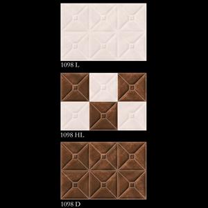 Carreaux muraux décoratifs en céramique émaillée design 3d 300x450mm - Product Image 5