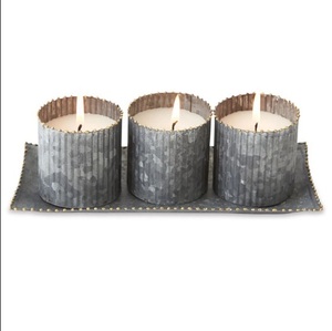 Iron Votive Candle Holder Galvanized Metal <b>Storage</b> <b>for</b> Easter Home Decoration - Product Image 1