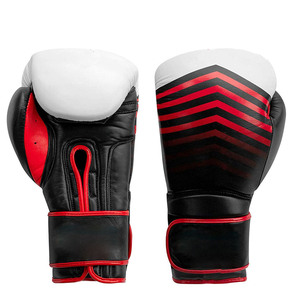 High Quality Genuine Cowhide Leather Boxing Gloves for <b>Punch</b> <b>Bag</b> Pads & Sparring Training Top Martial Arts Gear - Product Image 1