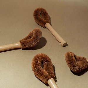 Cepillos de fibra de Coco para limpieza de platos, accesorios de limpieza de cocina, cepillo de fibra de Coco - Product Image 2