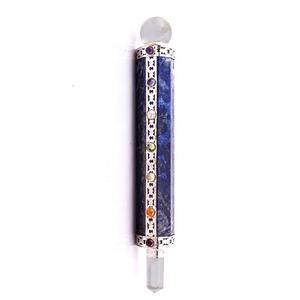 Haute qualité Pierre Bâton De Guérison Sodalite Reiki Guérison Cristal Bâton Pierres Précieuses Cristaux corps énergie pierre En Gros - Product Image 1