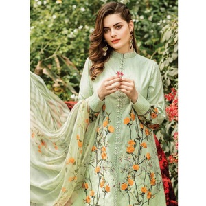 Vestido verde claro de césped, camisa de color claro, traje de pakistaní e india, ropa de invierno y verano - Product Image 4