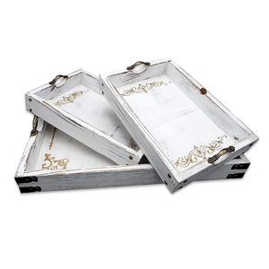 Bandeja DE SERVICIO DE MADERA hecha a mano de primera calidad, forma personalizada y última llegada, el mejor plato de servicio al por mayor - Product Image 3