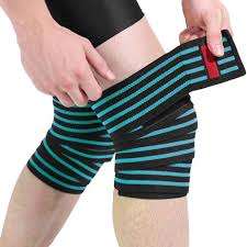 Rodilleras de levantamiento de pesas, envolturas de Color personalizadas para entrenamiento cruzado, entrenamiento de gimnasio, levantamiento de pesas - Product Image 3