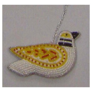 Indian Manufacture Christmas Hanging Ornament Bird Shape Item - Product Image 1