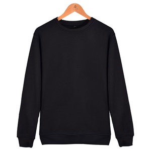 Sudadera de manga larga para hombre, jersey liso de cuello redondo, de alta calidad, venta al por mayor, nueva - Product Image 1