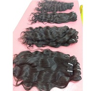 Extensions de cheveux humains vierges indiens de qualité supérieure Arrow Exim Remy, ondulation profonde, style naturel, cheveux de donneur unique, confectionnées à la machine
