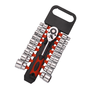 19PCS <span class=keywords><strong>1</strong></span>/<span class=keywords><strong>2</strong></span> "Dr <span class=keywords><strong>Socket</strong></span> <span class=keywords><strong>Wrench</strong></span> Set (Acabado de espejo) Parafusadeira Herramientas y equipos de jardinería - Product Image 1