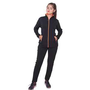 Winter Wear Tracksuits For Women Zipper Up Sweat Shirt Casual Wear Sweat Suits - Product Image 2