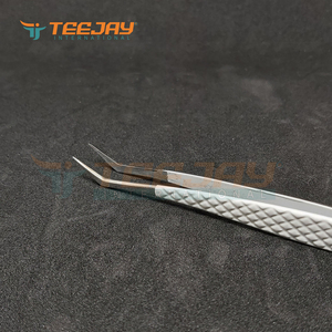 ปากคีบ Seagull รัสเซียแบบผงเคลือบสีขาวหม่น,อุปกรณ์แยกขนตาเหมาะสำหรับการแยกและเก็บขนตา - Product Image 6