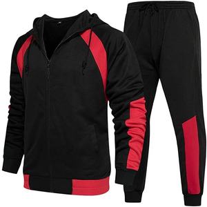 ชุดวอร์มสองชิ้นสำหรับผู้ชายชุดออกกำลังกายวิ่งเล่นกีฬาฤดูหนาวพิมพ์ลายโลโก้ได้ตามต้องการ - Product Image 5