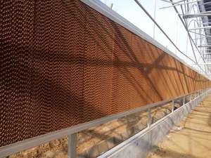 Neues Verdunstung skühl kissen aus nassem Papier für Gewächshaus-, Geflügels tahl-und Holzrahmen mit Pumpe für die Belüftung und Kühlung von Schweine farmen - Product Image 4