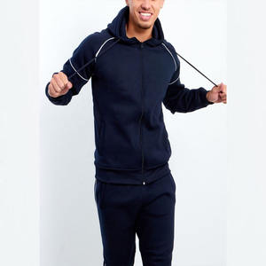 Sudadera negra con logotipo personalizado para hombre, ropa para correr, chándal, chándales lisos, 2022 - Product Image 6