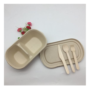 Caja para guardar comida, contenedor desechable de material natural 100% - Product Image 4