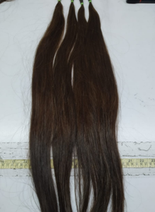 Extensiones de cabello humano natural de color marrón oscuro 100%, superventas, extensiones de cabello humano de color, la mejor queratina preadherida, puntas I - Product Image 3