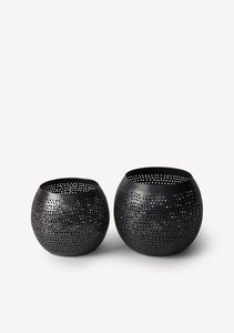 Petit porte-bougie en fer brasworld inde - Product Image 4