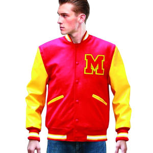 2022 personnalisé en gros à manches longues Baseball Varsity veste pour hommes dernières conceptions formelles hiver plaine blanc Letterman vestes - Product Image 2