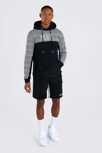 Conjunto Deportivo de 2 Piezas para Hombre, Camiseta de Cuello Redondo y Pantalones Cortos de Secado Rápido, 100% Poliéster, con Logotipo Personalizado, Estilo Casual de Verano - Product Image 6