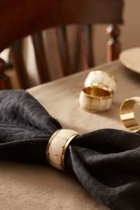 Latest Design <b>Mother</b> of Pearl Napkin <b>Ring</b> Holder Handicraft for Tableware Decorative for Parties Customized Packing and Hot Sale - Product Image 5