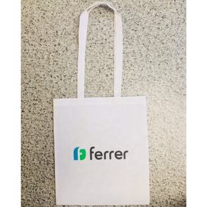 Sac de rangement en toile pliable à impression personnalisée sac de transport sac à main en toile de coton à cordon marché de gros à Surat India - Product Image 3