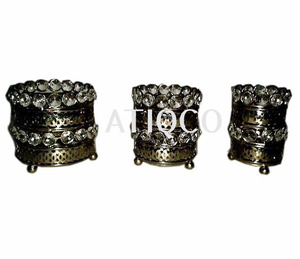 Verre et fer cristal carré votif T-Light dernier et unique style photophore bougeoir attrayant bougeoir en métal meilleure vente - Product Image 3