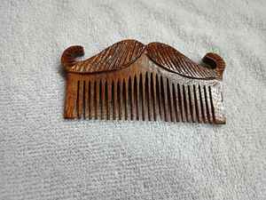 High Quality Stylish 100% Pure Neem <b>Wooden</b> Beard <b>Comb</b> Eco-friendly <b>Wooden</b> Beard <b>Comb</b> - Product Image 2