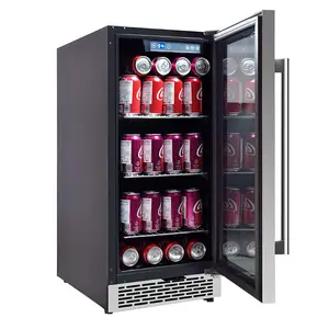 Oem Small Drink Bar frigo frigoriferi personalizzati porta in vetro dispositivo di raffreddamento per bevande armadietto per vino/birra