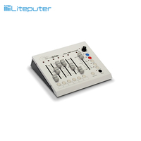Console de contrôle d'éclairage de scène Liteputer 6CH DC12V 1A DMX-512/512 avec connecteurs XLR/RJ11, fonctions Chaser et Flash