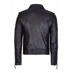Moto en cuir veste biker style - Product Image 2