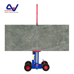 Ausavina slab elevating winch cart to lift and move stone slab with ease