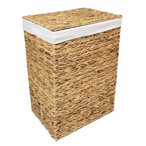 Water Hyacinth Hamper Water Hyacinth Laundry Basket <b>Storage</b> Dirty <b>Clothes</b> Vietnamese High Quality Product Cheap Price - Product Image 4