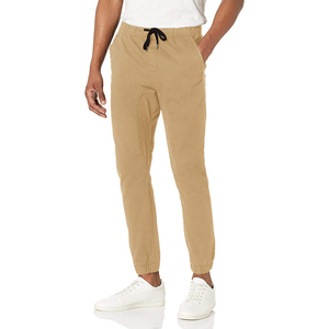 Pantalones Jogger Ligeros de Lona para Hombre, Corte Recto, Estilo Urbano, con Logotipo Personalizado Bordado - Product Image 1